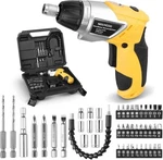 Electric Cordless Screwdriver, Nouvcoo 47PCS Rechargeable Power Guns. Fixed Price $14.54.