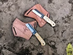 Custom Knife King's Made Beautiful D2 Tool Steel Bull Cutter Set. Fixed Price $79.99.