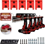 Milwaukee M18 Holder Rack Securely Mounts 5 Cordless Tools. Fixed Price $158.99.
