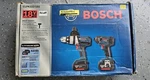Bosch CLPK222-181 18V 1/2 In Hammer Drill/driver & 1/4 Hex Impact Kit. Fixed Price $275.00.