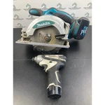 Makita BSS610 Cordless Circular Saw & Impact Driver Combo 18V Lxt W/ Batteries. Fixed Price $113.45.