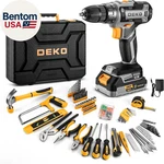 Cordless Drill Tool Kit Set: 20V Power Box With Battery Electric. Fixed Price $105.57.