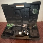 Hitachi 18V Cordless Drill/driver & Flashlight Set With Battery, Charger, Case. Fixed Price $77.50.
