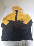 Men Dewalt Tool Full Zip Nylon Hooded Jacket Yellow/black Size Xl. Fixed Price $24.99.