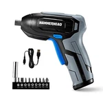 Hammerhead Rechargeable 4V Cordless Screwdriver With 9PCS Bit HCSD040. Fixed Price $27.99.