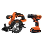 Black+decker 20V Max* Lithium Ion Drill Circular Saw Combo - BD2KITCDDCS. Fixed Price $164.00.