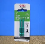 Grk Fasteners 2" T-25 Star Bits #187443 For Impact Drill Drivers Etc Pack New!. Fixed Price $7.39.