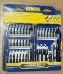 Irwin-hanson 33PC Impact Grade 1/4 Hex Quick Release Screwdriver Bit Set 1840315. Fixed Price $46.45.