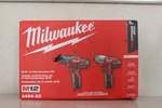 Milwaukee M12 2494-22B Cordless 12V Combo Kit Red (249422B). Fixed Price $160.00.