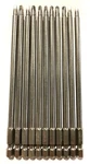 Eazypower #2 Robertson 6" Square Recess 1/4" Hex Bits 10 Pack. Fixed Price $19.99.