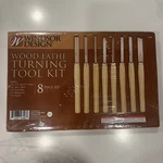 Wood Lathe Turning Tool Kit By Windsor Design 8 Piece Set Chisels New. Fixed Price $34.95.