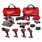 Milwaukee 3697-27 M18 Fuel 18V Tool Cordless Lithium-ion Combo Kit. Fixed Price $949.00.