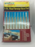 Steelex D2228 Pc. Lathe Wood Carving Turning Chisel Set. Fixed Price $26.00.