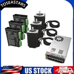 3AXIS 57 Nema 23 425OZ.IN Hybrid Stepper Motor Driver Power Kit Dc 20-50V Cnc. Fixed Price $221.98.