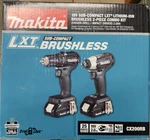 Makita 18V Lxt Sub-compact Brushless 2-PIECE Combo New Sealed. Fixed Price $219.00.