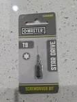 Master Mechanic Torx 1-IN.INSERT Bit 125980 Star Drive. Fixed Price $7.95.
