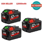 3 For Milwaukee M18 Lithium 12.0 Ah 18V Extended Capacity Battery 48-11-1852. Fixed Price $69.81.