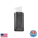 Aker Leather A514 Single Magazine Pouch Open Top Black Holder Metal. Fixed Price $90.36.