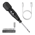 Amir Electric Cordless, Rechargeable Power Screwdrivers Black. Fixed Price $35.71.