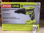 Ryobi Canada 18V Brushless Cordless Drywall Screw Gun (tool Only). Fixed Price $145.62.