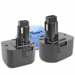 2-PACK Dewalt DW975B Battery (12V, Nicd, 1300MAH). Fixed Price $43.99.