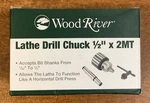 Wood River Heavy Duty 1/2" Keyed Lathe Drill Chuck #2 Mt - New! Free Shipping!. Fixed Price $69.99.