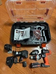 Black Decker 20V Matrix Drill 5 Tool Kit W. 1 Battery, Charger & Hard Case. Fixed Price $159.99.