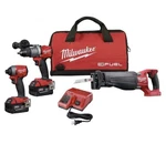 Milwaukee 2997-23 Fuel Combo Kit Includes Drill Impact Reciprocating Sawzal. Fixed Price $500.00.