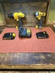 Dewalt 20V Max Drill Impact Driver Battery Charger Combo Kit Tested. Fixed Price $110.00.