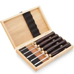Woodworking Hss Turning Tools Lathe Chisel Set Of 5 Pcs Mini With Wooden.... Fixed Price $57.80.