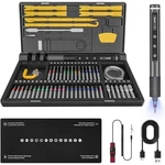 Mini Electric Screwdriver 72-IN-1 Magnetic Tool Set Rechargeable Precision Bits. Fixed Price $159.98.
