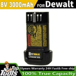 8V Lithium Ion 3.0AH Battery For Dewalt DCB080 DCF680N1 DW4390 DCF680N2 DCF680G2. Fixed Price $15.90.