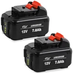 2PACK 7.0AH 12VOLT Max Lithium-ion Battery For Dewalt DCB127-2 DCB120 DCB121. Fixed Price $44.89.