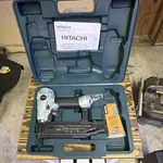 Hitachi Nt 50AE2 Brad Nailer Pneumatic Gun Mpn With Carry Case. Fixed Price $77.00.
