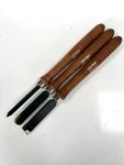 3 Craftsman Wood Turning Chisels Tools High Speed Steel Usa 2 New. Fixed Price $43.36.