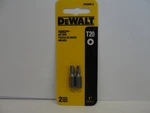 New Dewalt T20 Torx 1" Bit Tips Pack DW2660-2. Fixed Price $5.49.