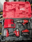Milwaukee 2897-22 M18 Fuel Power Tool Combo Kit Red. Fixed Price $210.00.