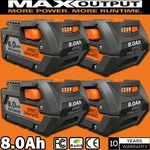 Pack For Ridgid R840085 8.0AH Battery Rigid 18VOLT R840087 Lithium-ion Tools. Fixed Price $124.69.