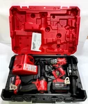 Milwaukee M18 Fuel Hammer Drill & Impact Driver Set, 2 Li-ion Batteries.. Fixed Price $275.00.