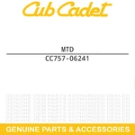 Mtd 757-06241 Hi Back Seat Craftsman TT440. Fixed Price $301.95.
