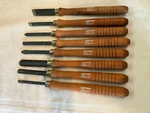 8 Pc. Vintage Craftsman Usa High Speed Steel Lathe Wood Turning Chisel Set. Fixed Price $79.99.