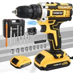 20V Electric Drill Cordless Fast Screwdriver Set Power Tool W/ Battery & Charger. Fixed Price $30.99.