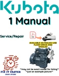 Kubota Engine Cyl D1403-E2B Manual Service Repair Shop Pdf On Usb. Fixed Price $30.00.
