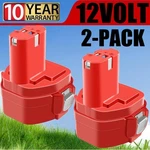 2PACK For Makita 12V Battery 1200 1201 1222 1220 1233 1234 1235 PA12 6213D. Fixed Price $29.99.