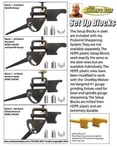 Gouge Setup Blocks For Sharpening Steel Wood Lathe Tools On Wolverine Jig. Fixed Price $32.99.