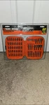 Black+decker 71-962 Screwdriver Bit Set, 60 Pieces, Steel, Orange Case. Fixed Price $15.00.