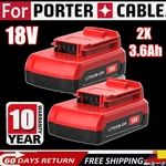 18V Replacement Battery For Porter Cable PC18BLX Pcmvc Pcxmvc Cordless 3.6AH. Fixed Price $28.98.