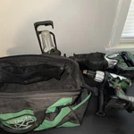Hitachi Lot (tested): CR18DMR Drill & Recip Saw, Ub 180 Light With Bag. Fixed Price $79.99.
