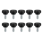 Uxcell M6 10MM Male Thread Knurled Clamping Knobs Grip Thumb Screw On Type. Fixed Price $19.79.