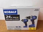 Kobalt Klc 2024A-03 24V Max Drill/driver Tool Combo Kit 0672827 New. Fixed Price $94.55.